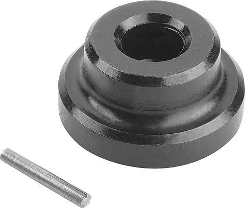 Produktfoto 1 von DRUCKSTÜCK MIT SICHERUNGSSTIFT, D=25, D1=8,1, AUTOM.STAHL BRÜN. U. EINSATZGEHÄRTET