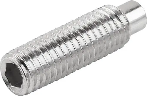 Produktfoto 1 von GEWINDESTIFT M.INNENSECHSKANT U.ZAPFEN DIN EN ISO4028 M08X20, EDELSTAHL A2 70, BLANK