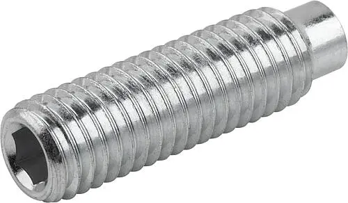 Produktfoto 1 von GEWINDESTIFT M.INNENSECHSKANT U.ZAPFEN DIN EN ISO4028 M10X8, STAHL 45 H, VERZINKT