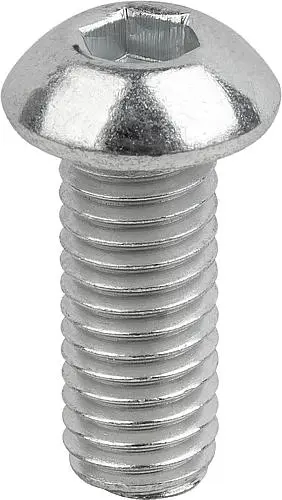 SCHRAUBE HALBRUNDKOPF DIN EN ISO7380-1 FORM:A MIT INNENSECHSKANT M06X35, STAHL 10.9 GALVANISCH VERZINKT
