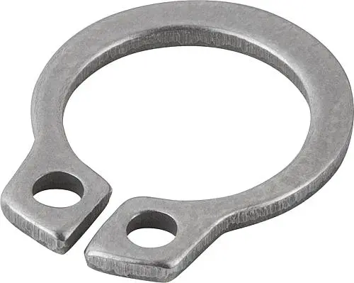 SICHERUNGSRING FÜR WELLEN DIN471, D1=8 EDELSTAHL BLANK