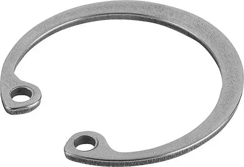 Produktfoto 1 von SICHERUNGSRING FÜR BOHRUNG DIN472, D1=17, EDELSTAHL BLANK
