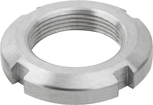 Produktfoto 1 von NUTMUTTER DIN981 M17X1, D2=28, H=5, EDELSTAHL A2 BLANK