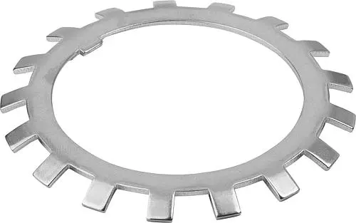 SICHERUNGSBLECH DIN5406 D=40, D1=62, S=1,25, EDELSTAHL A2 BLANK