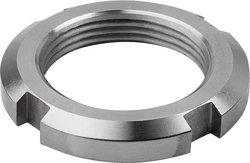 NUTMUTTER DIN70852 M32X1,5, D2=48, H=8, STAHL 1.0503 VERZINKT
