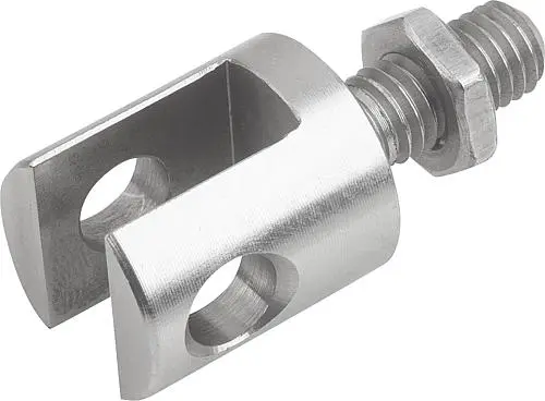 Produktfoto 1 von GABELSTÜCK MIT GEWINDEBOLZEN M16X40, D1=16, EDELSTAHL