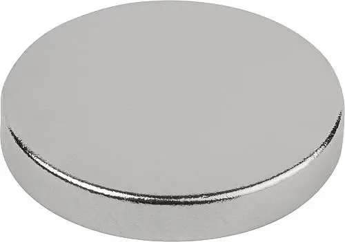 Produktfoto 1 von ROHMAGNET SCHEIBENMAGNET, NDFEB VERNICKELT, D=10 ±0,1