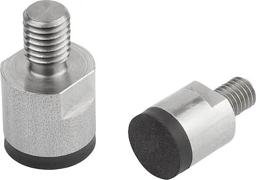 Produktfoto 1 von MAGNET STABGREIFER D1=M10 H=20 NDFEB, RUND, KOMP:GUMMI, D=20