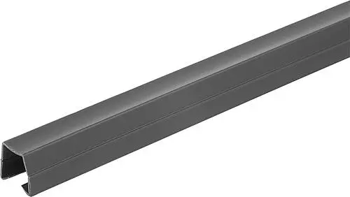 Produktfoto 1 von ABDECK- U. EINFASSPROFIL L=2000 KUNSTSTOFF, SCHWARZ, TYP B, BN=10