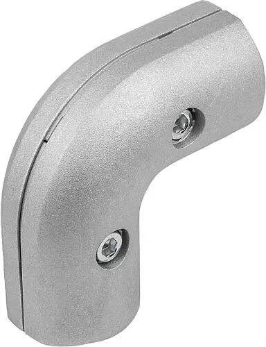 Produktfoto 1 von STOßVERBINDER 90° Ø30 MIT VERDREHSICHERUNG, TYP I, P=Ø30 ALUMINIUM