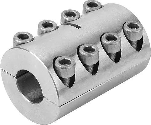 Produktfoto 1 von STARRE KUPPLUNG GETEILT L=45 EDELSTAHL, D4=29, D1=12