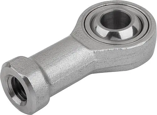 GELENKKOPF DIN ISO 12240-1 MIT GLEITLAGERUNG M22X37, D2=30 RECHTSGEWINDE, EDELSTAHL POLIERT,