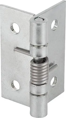 Produktfoto 1 von FEDERSCHARNIER FEDER ÖFFNEND A=50, B=50, ALUMINIUM BLANK