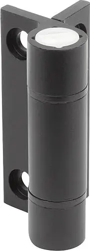 Produktfoto 1 von FEDERSCHARNIER FEDER ÖFFNEND A=55, B=67, ALUMINIUM SCHWARZ SCHWARZ