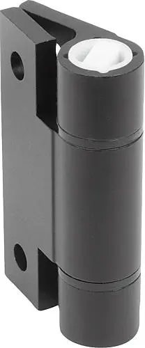 Produktfoto 1 von FEDERSCHARNIER FEDER SCHLIEßEND A=55, B=67, ALUMINIUM SCHWARZ SCHWARZ