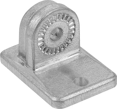 Produktfoto 1 von ROHRVERBINDER MIT FUß H=35 G=50 ALUMINIUM, KOMP:STAHL