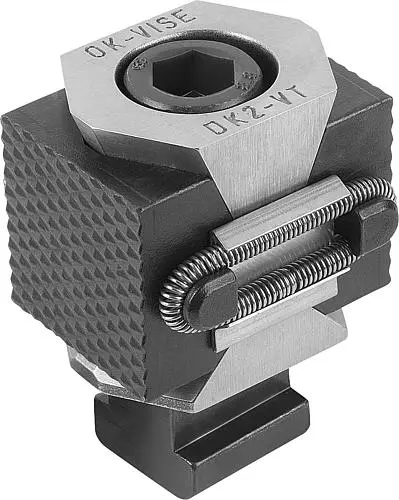 Produktfoto 1 von KEILSPANNER DOPPELT, GRF GERIFFELT, B=41 FÜR T-NUT G=14, WERKZEUGSTAHL GEHÄRTET, KOMP:WERKZEUGSTAHL GEHÄRTET