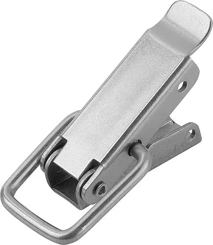 Produktfoto 1 von SPANNVERSCHLUSS MIT SPANNBÜGEL, ANSCHRAUBBOHRUNG VERDECKT, FORM:B, EDELSTAHL 1.4301 BLANK, F1=2000