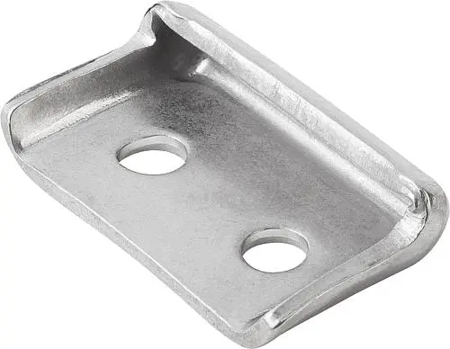 Produktfoto 1 von GEGENHAKEN FÜR SPANNVERSCHLUSS, EINSTELLBAR, FORM:A, EDELSTAHL 1.4301 BLANK