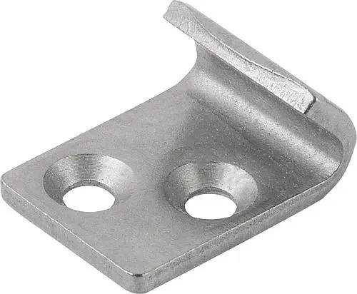 Produktfoto 1 von GEGENHAKEN FÜR SPANNVERSCHLUSS, MIT BEWEGLICHEM SPANNHAKEN, FORM:A, EDELSTAHL 1.4301 BLANK, D=3,7
