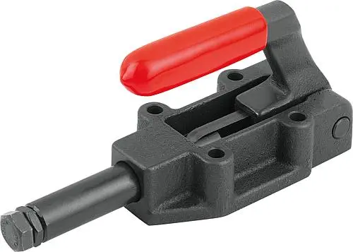 Produktfoto 1 von SCHUBSTANGENSPANNER SCHWERE AUSFÜHRUNG F2=50000, STAHL PHOSPHATIERT, KOMP:KUNSTSTOFF ROT, GRIFF FEST