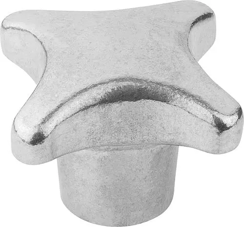 KREUZGRIFF DIN6335 D=M08, D1=40, H=25, FORM:E, ALUMINIUM