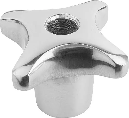 Produktfoto 1 von KREUZGRIFF DIN6335, D=10, D1=50, H=32, FORM:B, ALUMINIUM