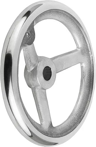 Produktfoto 1 von HANDRAD DIN950, D1=80 PASSBOHRUNG D2=10H7, ALUMINIUM, OHNE GRIFF