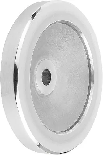 Produktfoto 1 von SCHEIBENHANDRAD D1=140 PASSBOHRUNG D2=15H7 ALUMINIUM, OHNE GRIFF