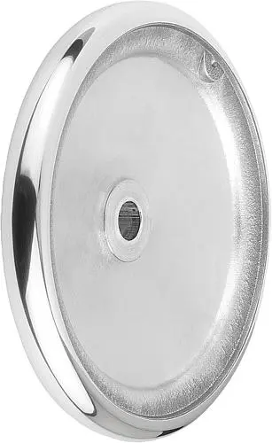 Produktfoto 1 von SCHEIBENHANDRAD ÄHNLICH DIN950 D1=160 PASSBOHRUNG D2=14H7, ALUMINIUM, OHNE GRIFF