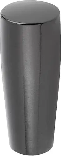 Produktfoto 1 von KONUSGRIFF FESTSTEHEND GR.1 D=M06, D1=17, FORM:C, DUROPLAST SCHWARZ HOCHGLANZPOLIERT