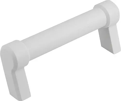 Produktfoto 1 von BÜGELGRIFF SCHRÄGSTEHEND, A=140, L=155, D=M06, THERMOPLAST GRAU RAL7035 KOMP:MESSING