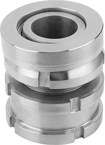Produktfoto 1 von HÖHENVERSTELL-ELEMENT M.KUGEL-AUSGLEICHSSCHEIBE, MIT KONTERMUTTER, D1=M20X1, D=11, D2=32,