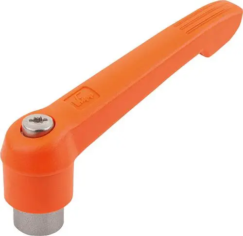 Produktfoto 1 von KLEMMHEBEL GR.4 M10, KUNSTSTOFF ORANGE RAL2004, KOMP:EDELSTAHL