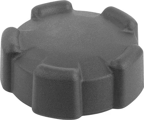 Produktfoto 1 von FÜNFSTERNGRIFF GR.2 D=M08 D1=40 H=20,5, FORM:K THERMOPLAST, KOMP:STAHL