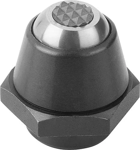 Produktfoto 1 von PENDELAUFLAGE NEIGUNGSWINKEL 20°, M12 D1=22, SW=24, FORM:M STAHL, HARTMETALLEINSATZ