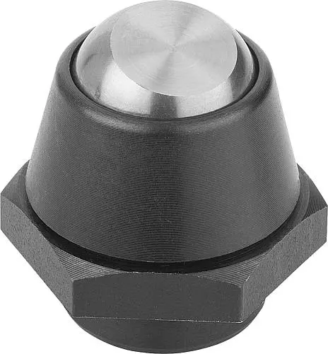 Produktfoto 1 von PENDELAUFLAGE NEIGUNGSWINKEL 20°, M12 D1=22, SW=24, FORM:C STAHL