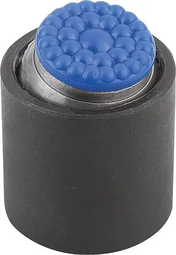 Produktfoto 1 von PENDELAUFLAGE MIT O-RING, M06 D1=17, FORM:P VERGÜTUNGSSTAHL, AUSWECHSELBARE EINSÄTZE, KOMP:POLYURETHAN