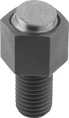Produktfoto 1 von PENDELAUFLAGE MIT O-RING, FORM:O VERGÜTUNGSSTAHL, AUSWECHSELBARE EINSÄTZE, KOMP:DIAMANT, SW=36