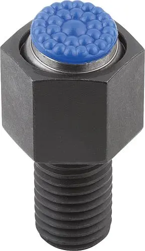 Produktfoto 1 von PENDELAUFLAGE MIT O-RING, FORM:P VERGÜTUNGSSTAHL, AUSWECHSELBARE EINSÄTZE, KOMP:POLYURETHAN, SW=17