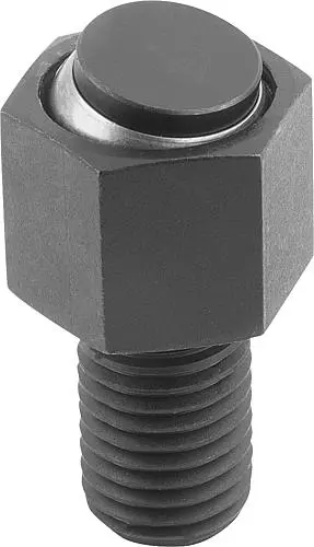 Produktfoto 1 von PENDELAUFLAGE MIT O-RING, FORM:C VERGÜTUNGSSTAHL, AUSWECHSELBARE EINSÄTZE, KOMP:WERKZEUGSTAHL, SW=17