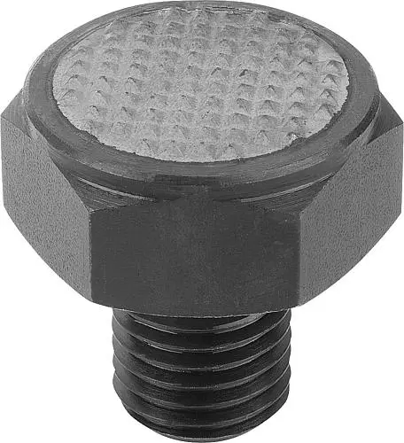 Produktfoto 1 von POSITIONSFUß, G=M08, FORM:K, AUTOM.STAHL BRÜN. U. EINSATZGEHÄRTET, SW=17