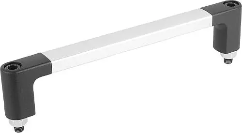 Produktfoto 1 von ROHRGRIFF, A=200, L=228, D=M12, H=60, ALUMINIUM NATUR ELOXIERT, KOMP:ALUMINIUM SCHWARZ PULVERBESCHICHTET