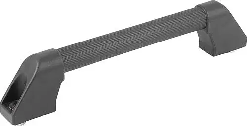 Produktfoto 1 von ROHRGRIFF, A=180, L=204, D=M08x20, H=55, FORM:B, ALUMINIUM KUNSTSTOFFÜBERZUG GERIFFELT,