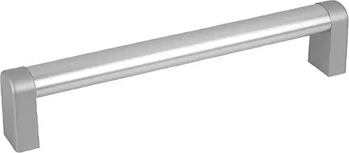ROHRGRIFF, A=200, L=220, D=M08, H=65, ALUMINIUM NATUR ELOXIERT, KOMP:POLYAMID ALUFARBE
