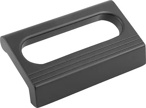 Produktfoto 1 von PROFILGRIFF, FORM:A, A=120, L=140, D=M06 ALUMINIUM, SCHWARZ ELOXIERT
