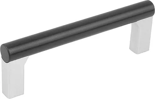 Produktfoto 1 von ROHRGRIFF, A=180, L=192, D=M04 ALUMINIUM SCHWARZ ELOXIERT, KOMP:POLYAMID, ALUFARBE