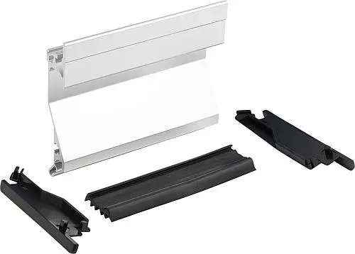 SCHALENGRIFF STECKBAR, FORM:A, L1=115, L=100, H=90, ALUMINIUM NATUR ELOXIERT, KOMP:POLYAMID