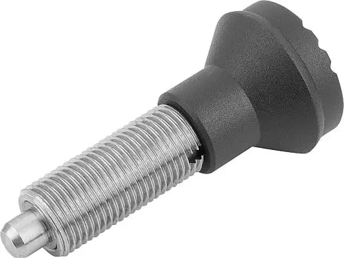 Produktfoto 1 von ARRETIERBOLZEN OHNE RASTNUT GR.3 D1=M16X1,5, FORM:G EDELSTAHL, UNGEHÄRTET, KOMP:THERMOPLAST,