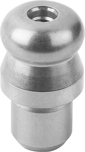 Produktfoto 1 von AUFNAHMEBOLZEN MIT KUGELANSATZ, C=6, FORM:B, EDELSTAHL